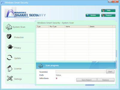 Windows Smart Security System Scan Windows Smart Security System Scan