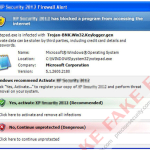XP Guard Firewall Alert