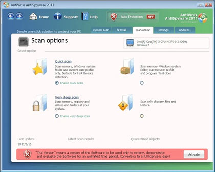 Antivirus Antispyware 2011