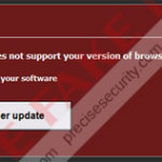 The page does not support your version of browser.