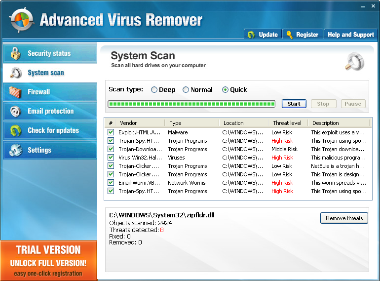 install virus remover