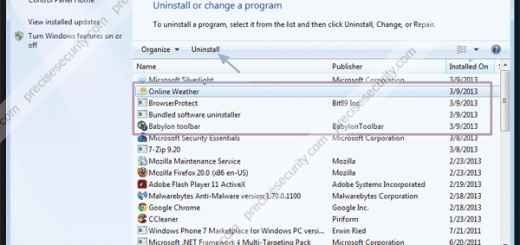 bundled software uninstaller